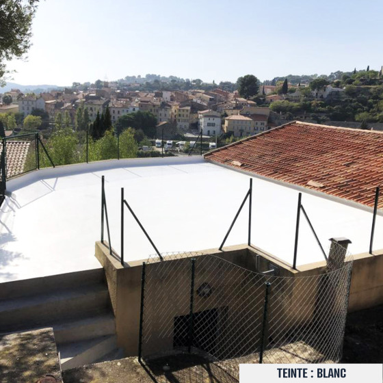 Résine Etanchéité toiture plate terrasse toit membrane résine polyuréthane - ARCATHAN