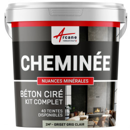Kit Béton Ciré Cheminée - Aspect / couleur