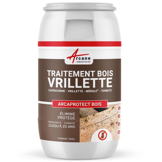 Traitement Vrillette du Bois - Anti Xylophage 200L