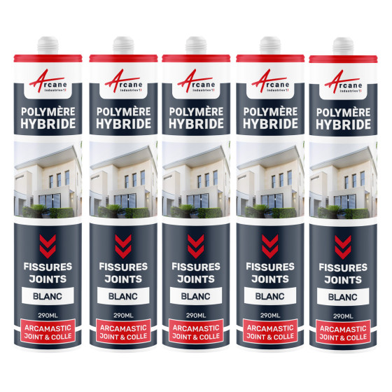 Mastic Polymere Hybride Fissures et Joints : ARCAMASTIC JOINT ET COLLE - Couleur / Aspect  :