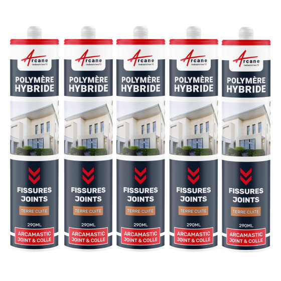 Mastic Polymere Hybride Fissures et Joints : ARCAMASTIC JOINT ET COLLE - Couleur / Aspect  :