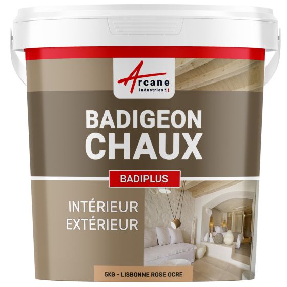 Badigeon Chaux Mur Intérieur et Facade Extérieure - BADIPLUS