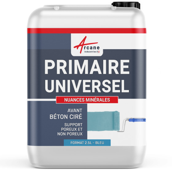 PRIMAIRE UNIVERSEL POUR BTON CIR-2-5L-Bleu-Aspect / Couleur PRIMAIRE UNIVERSEL POUR BTON CIR-2-5L-Bleu-Aspect / Couleur