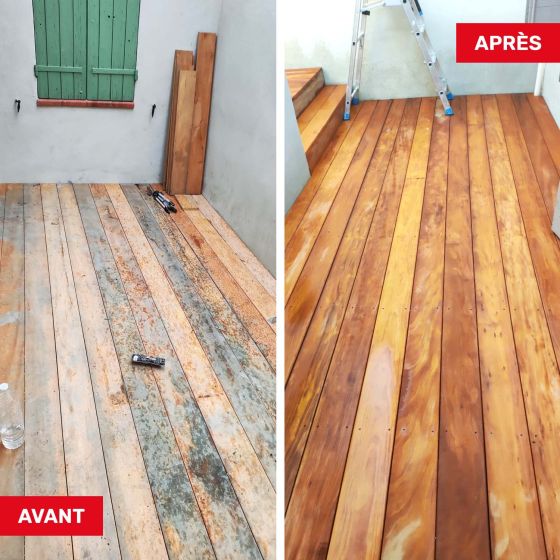 Desgrisador de madera - Desgrisante para terraza y madera exterior - ARCABOIS 609