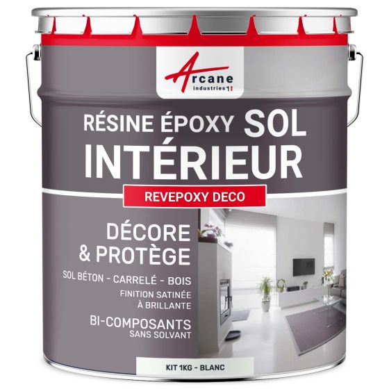 Résine Epoxy Pour Sol Intérieur - REVEPOXY DECO Couleur / Aspect
