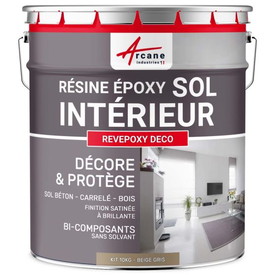 Résine Epoxy Pour Sol Intérieur - REVEPOXY DECO Couleur / Aspect