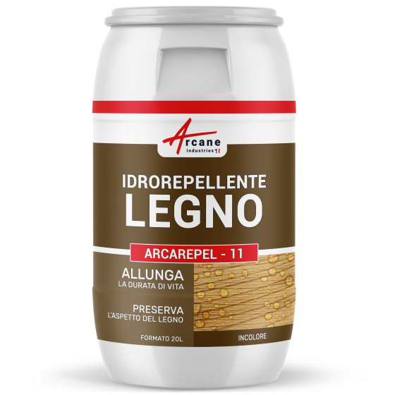 Idrorepellente Impermeabilizzante per Legno Esterno ed Esotico: ARCAREPEL - 11 200 L