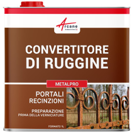 Convertitore di ruggine, antiruggine METALPRO 1 L