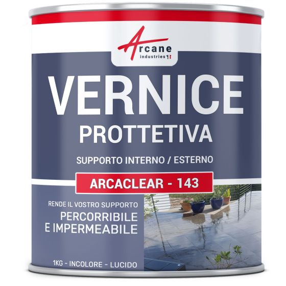 Vernice protettiva per resina e piastrelle: ARCACLEAR Trafic 1 kg