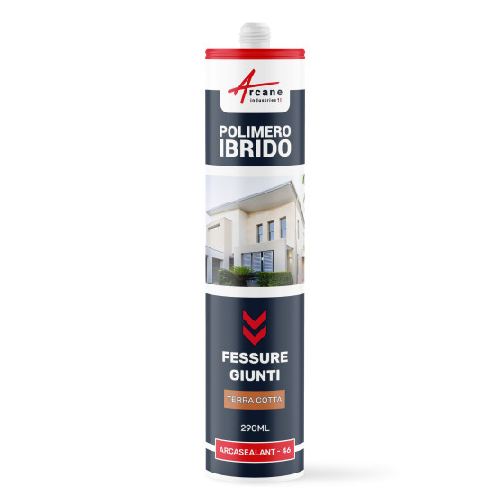 Mastice Polimero Ibrido per Fessure e Giunti: ARCASEALANT - 46 290 ml x 1 Terracotta Mastice Polimero Ibrido per Fessure e Giunti: ARCASEALANT - 46 290 ml x 1 Terracotta