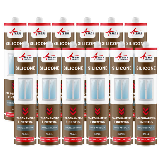ARCASEALANT - 50 300 ml x 12 Grigio Antracite - RAL 7016