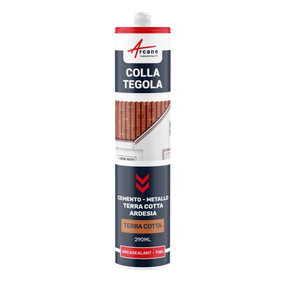 Mastice Colla Piastrelle Polimero Ibrido: ARCASEALANT - 1180 290 ml x 1 Terracotta