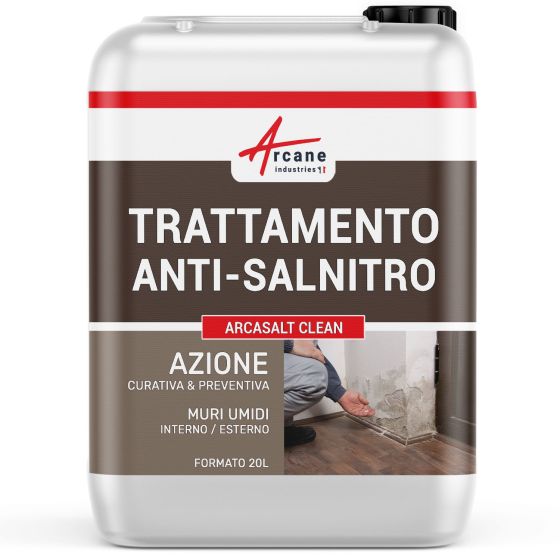 Prodotto di Trattamento Antisalnitro: ARCASALT CLEAN 20 L Prodotto di Trattamento Antisalnitro: ARCASALT CLEAN 20 L
