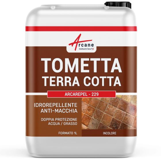 Idrorepellente per Piastrelle in Terracotta, Anti-Macchia: ARCAREPEL - 229 1 L (fino a 5m²)