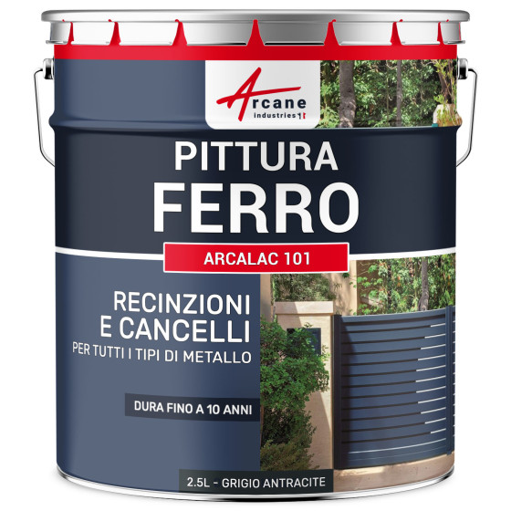 Vernice Metallo - ARCALAC 101 2.5 L Grigio Antracite - RAL 7016