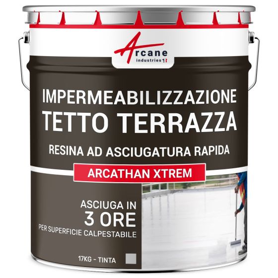 ARCATHAN XTREM 17 kg (fino a 11 m² in 2 strati) Grigio luce - RAL 7035