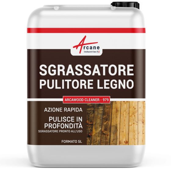 Sgrassatore detergente per legno ARCAWOOD CLEANER - 979 5 L Sgrassatore detergente per legno ARCAWOOD CLEANER - 979 5 L