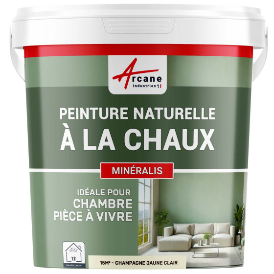 Peinture à la Chaux Naturelle Intérieure - MINERALIS
