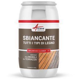 SBIANCANTE PER LEGNO - Sbiancante per terrazze e legno esterno - ARCAWOOD CLEANER - 71 200L