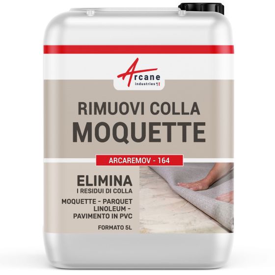 Rimuovi colla moquette: eliminare colla moquette su calcestruzzo 5 L Gel Rimuovi colla moquette: eliminare colla moquette su calcestruzzo 5 L Gel
