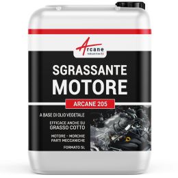 SGRASSANTE MOTORE PROFESSIONALE per grasso e pezzi meccanici - SGRASSANTE MOTORE 5 L