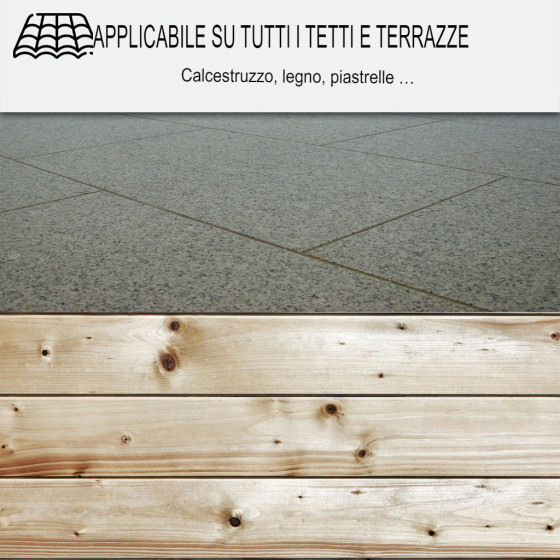 Impermeabilizzazione del tetto terrazza - Resina Poliuretanica Colorata: ARCATHAN