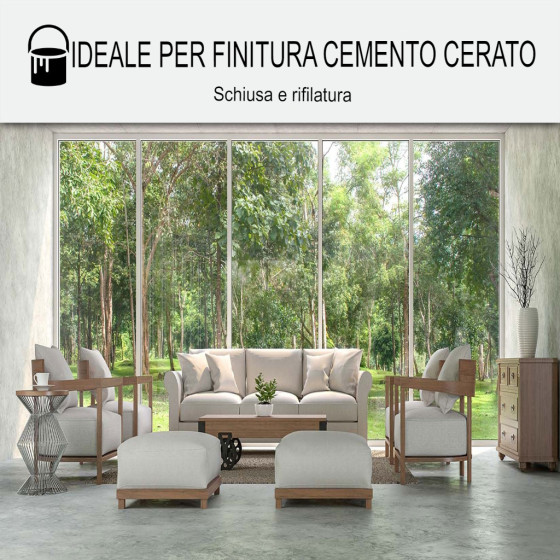 Vernice bicomponente per cemento cerato esterno  - HIGHPROTECT 50 m²