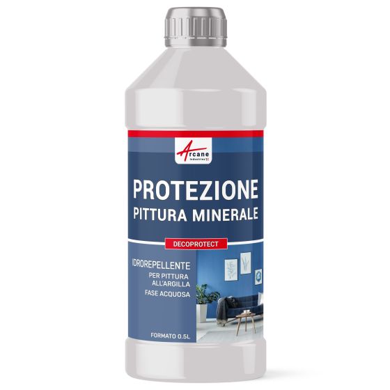 DECOPROTECT - Protezione acqua grasso pittura minerale argilla calce 0.5 L