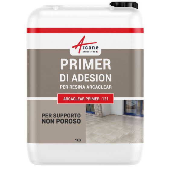 Arcaclear primer promuove l'adesione su supporto liscio chiuso - ARCACLEAR PRIMER - 121 1 kg