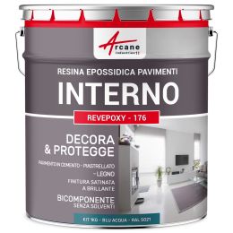 REVEPOXY - 176 1 kg (fino a 5 m² in 2 strati) RAL 5021 - Blu Acqua