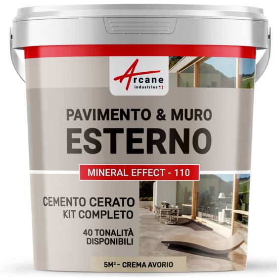 KIT CEMENTO CERATO ESTERNO  5 m²  Crema Avorio