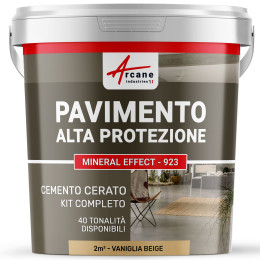 KIT CEMENTO CERATO PER PAVIMENTI  2 m²  Vaniglia Beige
