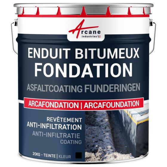 Bitumineuze Waterdichtmakende Pleister voor Fundering Metselwerk Huis: ARCAFOUNDATION