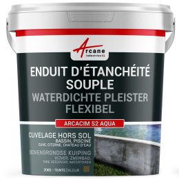 Flexibele afdichtingscoating voor BOVENGRONDS ZWEMBAD, TANK, RESERVOIR, WATERTOREN (ACS) - ARCACIM S2 AQUA