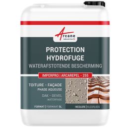 Waterafstotend, olieafstotend, waterdicht makend en vlekwerend voor muren, vloeren, daken en gevels: ARCAREPEL -255