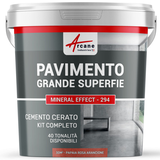 Kit Cemento Cerato Rosa Pavimento Grandi Superfici Alta Protezione Kit Cemento Cerato Rosa Pavimento Grandi Superfici Alta Protezione