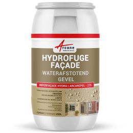 Waterafstotende impregnering voor gevels van steen, poreuze bakstenen, pleisterwerk en sierpleister: ARCAREPEL -275