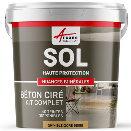Kit Béton Ciré Sol Haute Protection Beige
