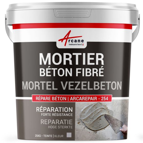 Vezelversterkte reparatiemortel voor beschadigd beton en het vullen van gaten: ARCAREPAIR -254