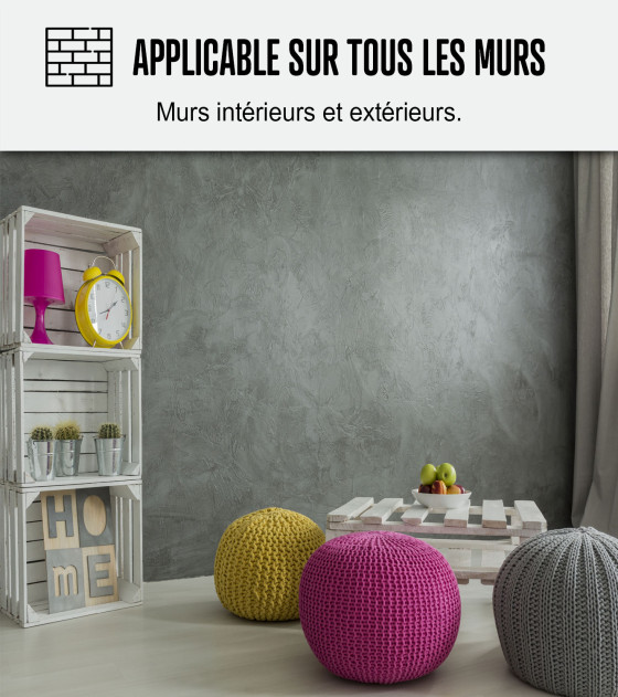beton ciré mur - KIT BÉTON CIRÉ MURS GRANDE SURFACE beton ciré mur - KIT BÉTON CIRÉ MURS GRANDE SURFACE