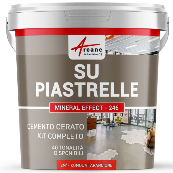 BETON CIRE KIT OP TEGELS