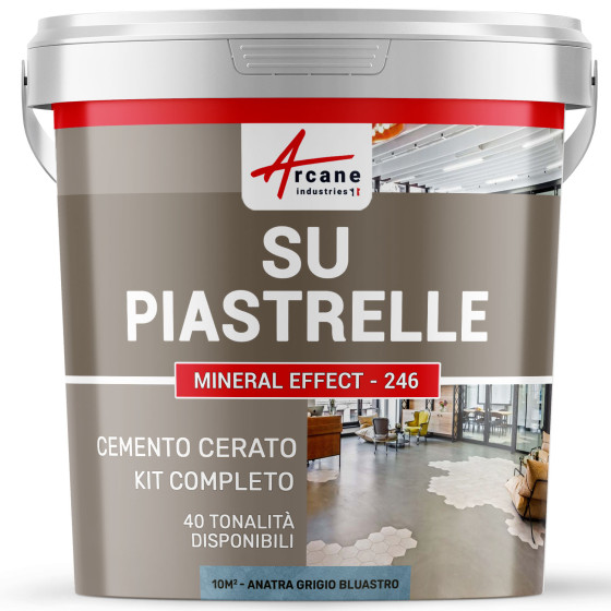 BETON CIRE KIT OP TEGELS