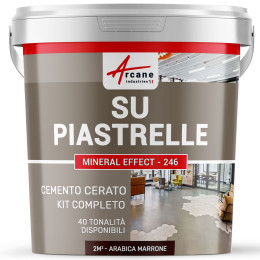 Kit microcemento beige su piastrelle: ideale per bagni e cucine
