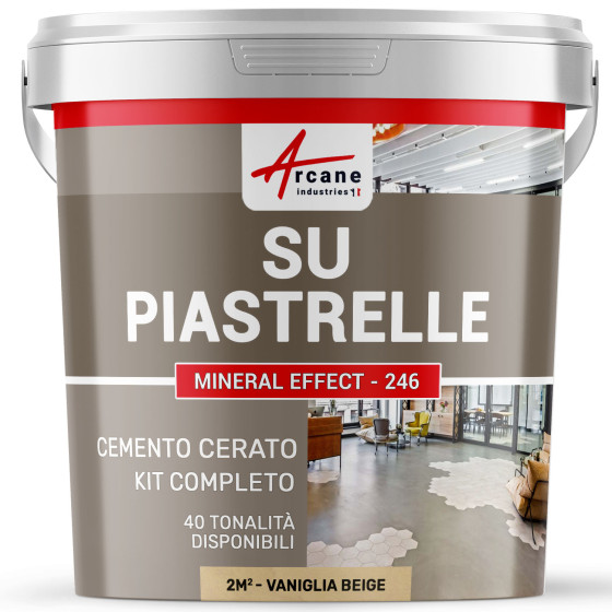 BETON CIRE KIT OP TEGELS