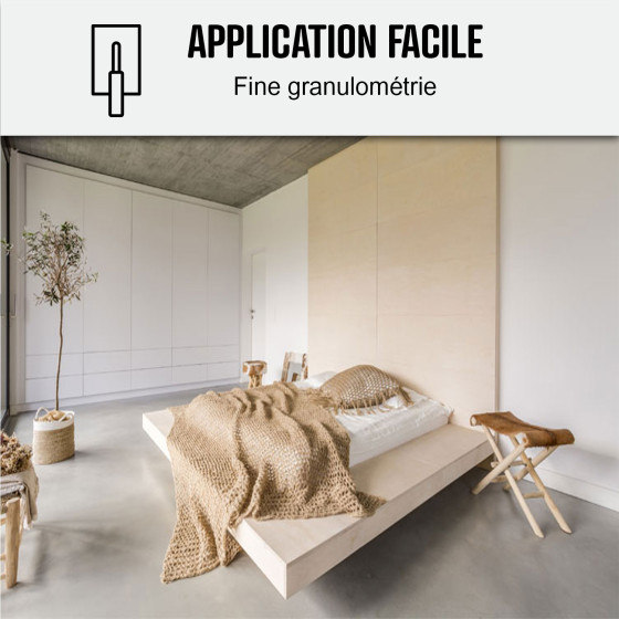 GEWAXT BETON KIT OP TEGELS