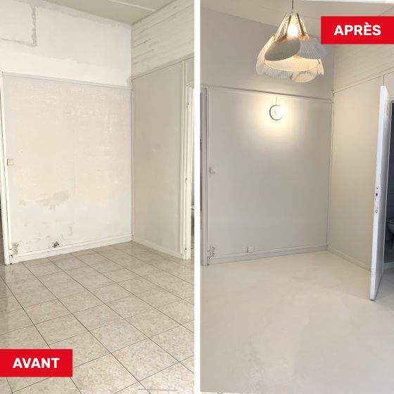 GEWAXT BETON KIT OP TEGELS