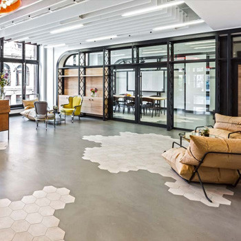 Microcemento su piastrelle