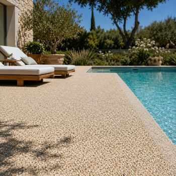 Plage de piscine