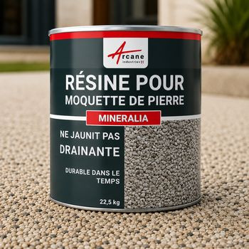 Résine moquette de pierre