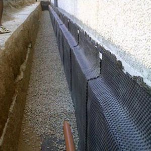 L'imperméabilisation d'un mur enterré avant remblai